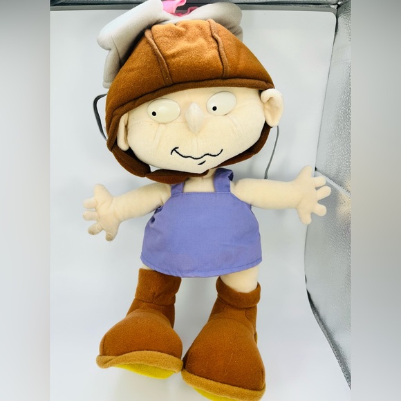 The Rugrats Movie Lil W/Helmet Plush Doll 1998 15” HTF VTG AS IS READ DETAILS - Picture 1 of 14